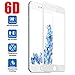 Produktbild QINPIN 6D Curved Full Cover gehärtetes Glas Displayschutzfolie für iPhone 7 Plus/8 Plus Weiß