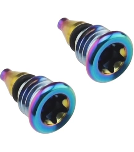 2 Viti Di Spurgo In Lega Titanio Per Freni Bici - Compatibili Con Magura MT2 MT4 MT5 MT7 MT8