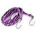 Produktbild Metall Haken flach dehnbar Fahrrad Gepäck Cord Rope 2m, Violett