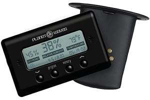 D'Addario PW-GH-HTS Umidificatore Planet Waves per Chitarra Acustica con Sensore Digitale di Temperatura e Umidità
