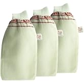 Butterfly Pouch White Bathroom Bath Pouch 3 Pieces with Elastic