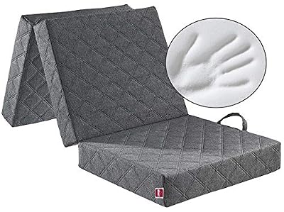 ABEIL Chauffeuse/matelas d'appoint de Luxe gris