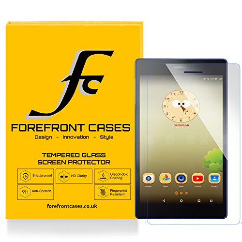 Forefront Cases® [HD KLARHEIT] Gehärtetes Glas Bildschirm Schutz Protektor Folie für Lenovo Tab 3 7 [ULTRA DÜNN nur 0.3mm]