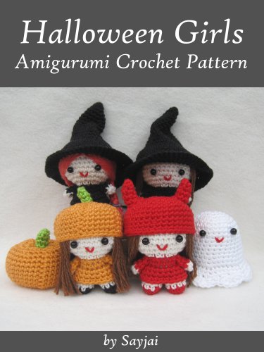 Halloween Girls Amigurumi Crochet Pattern (Easy Crochet Doll Patterns Book 6) (English Edition) livre