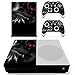Produktbild DOTBUY Xbox ONE S Design Folie Vinyl Aufkleber für Konsole + 2 Controller + Kamera Skin Sticker Set (Red Eye Skull)