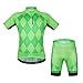 JS Outdoor Radfahren Fahrrad Sommer Breathable Jersey + Coolmax Pad Shorts/MTB Anzug SW299 L