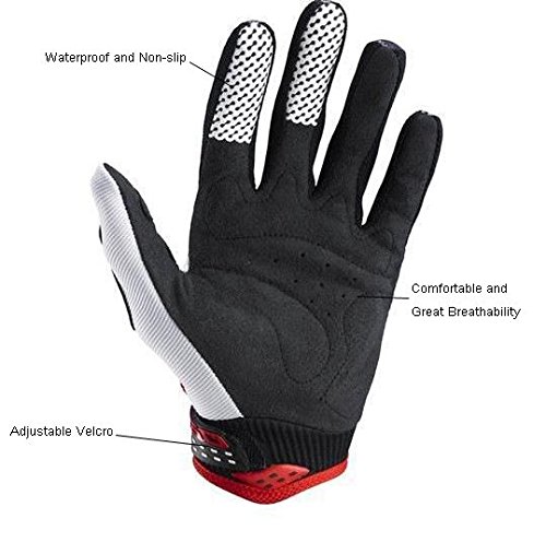 Fox Riot Motocross Handschuhe Fahrrad Racing Full Finger bequem elastisch und ideale Atmungsaktivität - 5