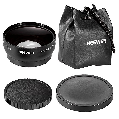 Neewer 52MM 0.45X Lente Gran Angular de Alta Definición con Macro para Nikon D5200/D5300/D5000/D5100/D3300/D3200 D3000/D7100/D7000/DSLR Cámaras