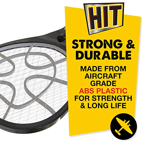 Godrej HIT Anti Mosquito Racquet - Rechargeable Insect Killer Bat with LED Light (6 Months Warranty)