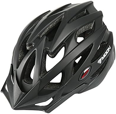 Mountain Road Bike Sports Helmet,Uzexon Lightweight Adult Unisex Cycle Cycling Helmet with Removable Visor,Adjustable Wheel System,A Soft Liner -(RRP £59.99 Five Colros Avaliable)