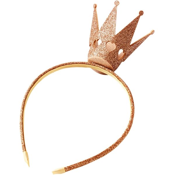 Prinzessinnen-Kronen Stirnbänder – Set Mit 3 Glitzer-Kronen | Für Kindergeburtstag, Party, Karneval