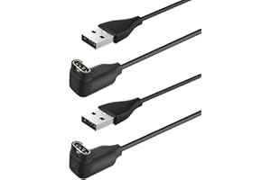 HEMLOSK USB Ladekabel für Garmin, 3.3FT / 1m USB Ladekabel für Garmin Watch für Vivoactive 5 4 3, Forerunner 255,265,945,965, Fenix 7 6 5, Instinct 2, Upgraded Horizontale (2 Stück)