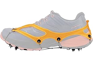 Nortec Ramponcini TRAIL 2.1 Made in Italy per Winter Trail Races Corsa invernale su Ghiaccio e Neve, Micro Ramponi minimal con Custodia