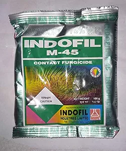 INDOFIL M-45 (100 GM X 2 PCS)- Fungicide for Plants - S. JANA