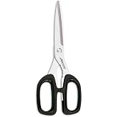 ARCOS Prochef Kitchen Scissors Stainless Steel Black 200 mm | Robust stainless steel scissors. Polypropylene handle for cutti
