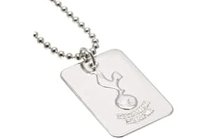‎TOTTENHAM HOTSPUR Tottenham Hotspur F.C. Silver Plated Dog Tag & Chain