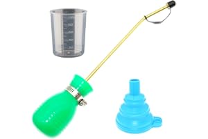 BITEYI Dispensador Aplicador de Insecticida en Polvo Antiinsectos Alimañas,Bombilla Tierra de Diatomeas Plumero Pulverizador (Verde)