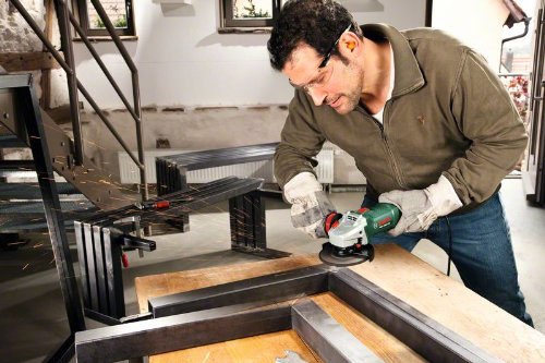 Bosch DIY Winkelschleifer PWS 1000-125, Handgriff, Schutzhaube, Koffer (1000 W, Leerlaufdrehzahl: 11.000 min-1, Schleifscheiben-Ø: 125 mm) - 5