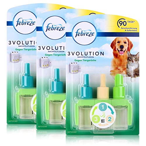 Preisvergleich Produktbild Febreze 3Volution Duftstecker Nachfüllflakon gegen Tiergerüche 20ml (3er Pack)