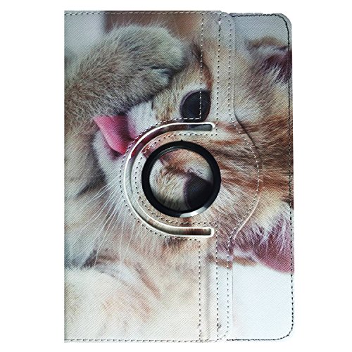 MEDION LIFETAB S10351 Tablet – PC / 25,7 cm / (10,1″) Zoll Drehbare Tablet Schutztasche mit Standfunktion + Touch Pen – 10 Zoll Katze 2 360° - 3