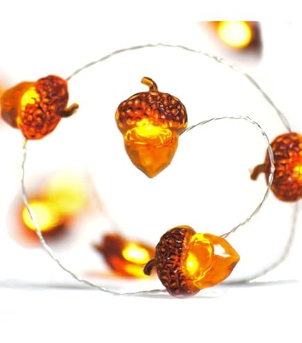 Eichel Lichterkette 2m - 20 LED, Batteriebetrieben