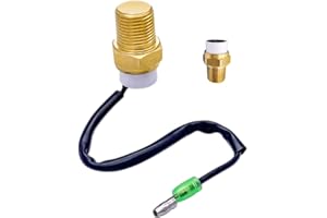 SOIKOI Hot Light Thermal Temp Switch Sensor 3085352 Complatiple with Polaris Sportsman Magnum Scrambler Predator 400 425 500 Radiator Cooling Heat Thermostat Pump Sensor Switch