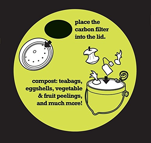 Kitchen Craft Komposteimer 3 l mit Pedal - 2