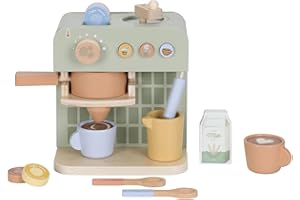 Little Dutch 2512 Holz Kaffeemaschine inkl. Zubehör