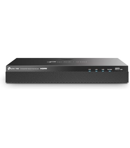 TP-Link VIGI NVR4032H Netwerk Video Recorder (NVR) Zwart