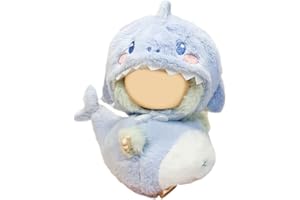 HAMKU 17 cm doll clothes for labubu clothes: blue shark (dolls are not included