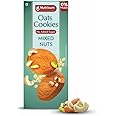 Nutrisum Oats Mixed Nuts Cookies | Pack of 2 x 70g each | Digestive High Fibre Biscuits | No Maida | Zero Trans Fat | No Added Refined Sugar | No Preservatives | Delicious Crunchy Snacks