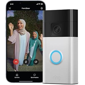 Ring Battery Video Doorbell | Answer your door from anywhere | Wireless Video Doorbell Camera I Head-To-Toe View, Two-way Tal