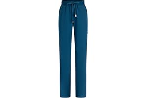 B-well Mauri Pantaloni Infermiere Donna Half-Jogger Pantaloni Sanitari Donna Elastici Pantaloni Medici Donna Spandex con Elastico in Vita