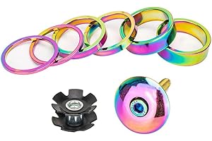 MEEVRGR Bike Headset Washers and Spacers Perfect Addition to Your Cycling Gear Setup (Color)