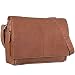 Produktbild STILORD 'Alex' Vintage Ledertasche Männer Frauen Businesstasche zum Umhängen 15,6 Zoll Laptoptasche Aktentasche Unitasche Umhängetasche Leder, Farbe:Cognac - Hellbraun