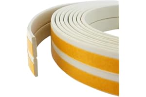 UPSEN Samoprzylepna taśma uszczelniająca do drzwi, okien, 10 m, uszczelka do drzwi, profil I, uszczelka gumowa, izolacja akustyczna, antykolizyjne, szczeliny okienne, stoper powietrza i okien