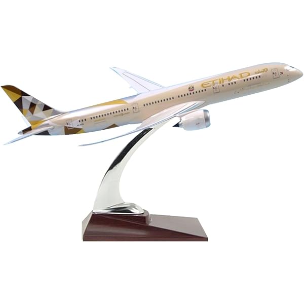 Daron Skymarks Etihad 787-9 Airplane Model (1/200 Scale