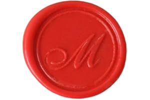 J.Herbin 40313T - Siegelplatte aus Messing, ideal für Bastelprojekte und Scrapbooking, Buchstabe der Englischen Schreibschrift M, 1 Stück