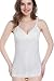 Intimate Portal Women Gaia Nursing Cami Tank Breastfeeding Tops 2-Pk Black White M