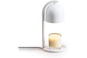 SwitchBot Lampada Scalda Candela Intelligente con Timer e Dimmer, Scaldacera per Candele Compatibile Matter per Apple Home e Alexa, Lampada Profumata per Regalo di Inaugurazione della Casa, Bianco