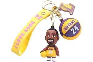 ZGCXRTO 3D Basketball Schlüsselanhänger,Sport Geschenk Basketball Keychain Mini Superstar Figuren,Sport Geschenk Schlüsselring,Geschenk-Schlüsselanhänger Rucksack Geschenke für Basketball-Fans