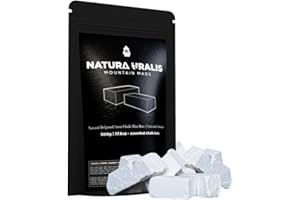 ‎NATURA URALIS Natura Uralis Premium Belgorod Kreide-Mini-Riegel | 500 g weiße Kreide-Minis - Knackig, Angenehm erdig, Samtig und fest in der Textur, ASMR-Erlebnis, natürliches Calciumcarbonat