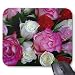 Produktbild Anti-Rutsch-Mauspad, rechteckig, aus Gummi, romantische Blumen, Rosenstrauß