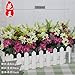 Produktbild WANG-shunlida (Blume Plus Zaun): silk Blume, Holzzaun, künstliche Blumen, Blume, Wohnzimmer, Dekoration, künstliche Blumen, zwei Generation von Skullan Inulin-30