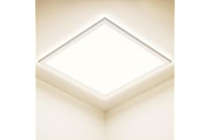 Feliigo Plafonnier LED, 24W 2800LM Carré Luminaire Plafonnier, 4000K Super Mince Lampe de Plafond, Étanche IP44 Ø30CM Lampe Plafond Moderne pour Salle de Bain, Chambre, Salon, Cuisine, Balcon