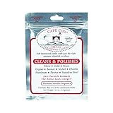 bolsa metalizada con fuelle  Capa Bacalao Metal Pulir Paños Aluminio Bolsa 15,7 Ml - Blanco