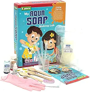 Explore.. | STEM Learner | My Aqua Soap Making Lab (Fun Educational DIY Activity Toy Kit, for Age 6+ Boy and Girls)