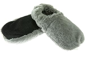 Pelucho - Chaussons Chauffants - Bien-Être, Chaleur et Douceur - Bouillotte Sèche Micro-Ondable - Grains de Blé et Fleurs de Lavande - Fabriqués en France