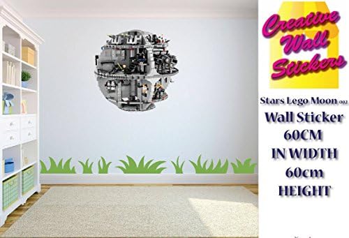 Lego Moon Wall Sticker Star Wars Children's bedroom decal large LEGO STAR WARS.