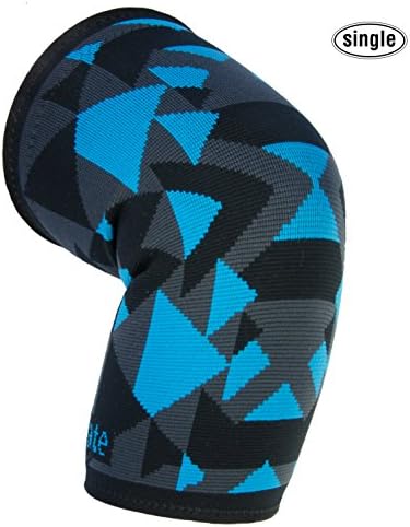 Actervate compression knee sleeve brace | men &amp; women | Triangle | support protection for sport, running, basketball hiking &amp; crossfit wraps for yoga. Orthopedic arthritis knee relief (Blue, Medium)